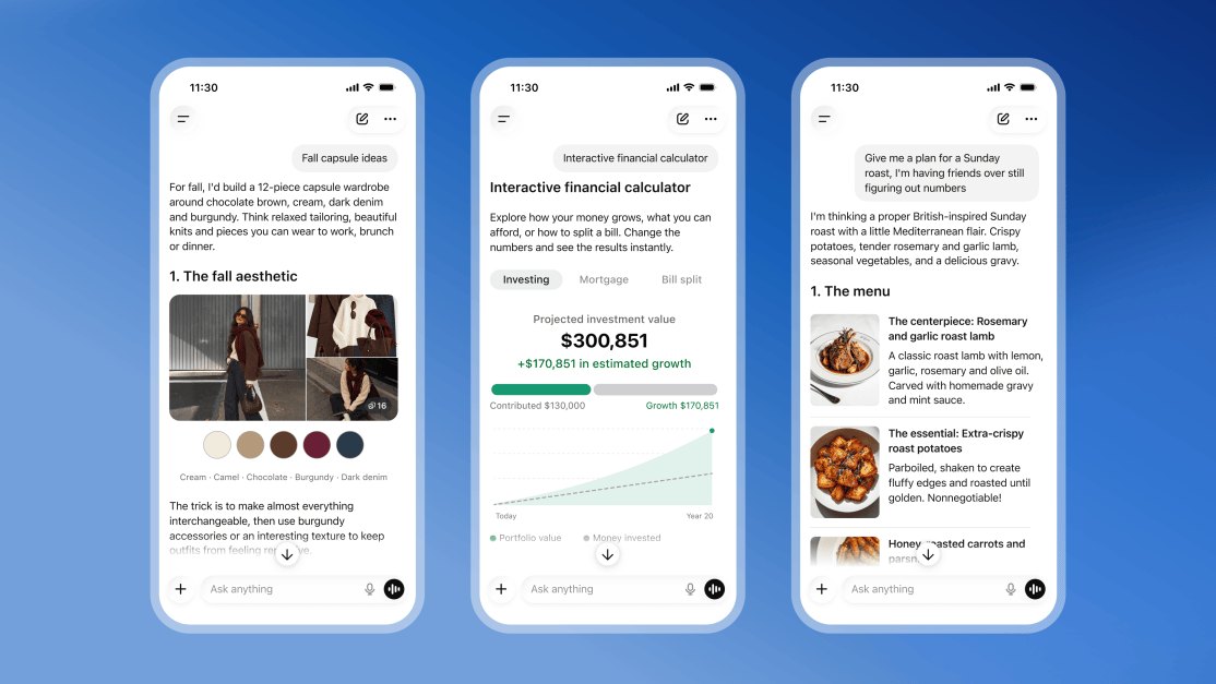 OpenAI, ChatGPT İçin İnteraktif Görseller Sunan Intelligent UI Güncellemesini Duyurdu